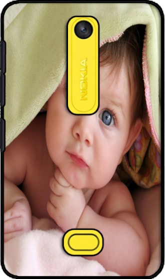 Capa Nokia Asha 503 com imagens baby