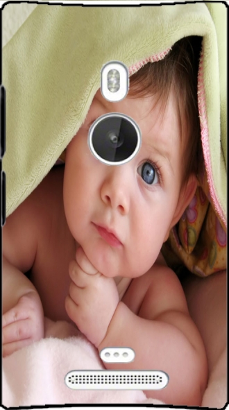 Capa Nokia Lumia 925 com imagens baby