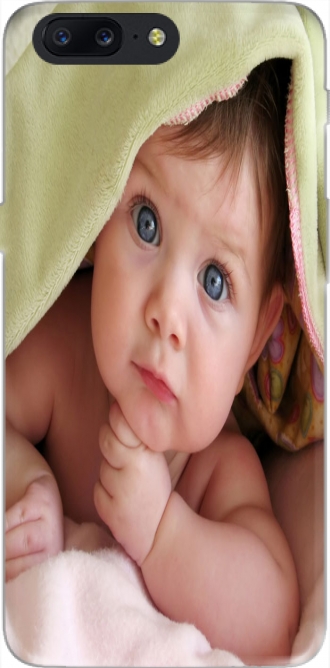 Capa OnePlus 5 com imagens baby