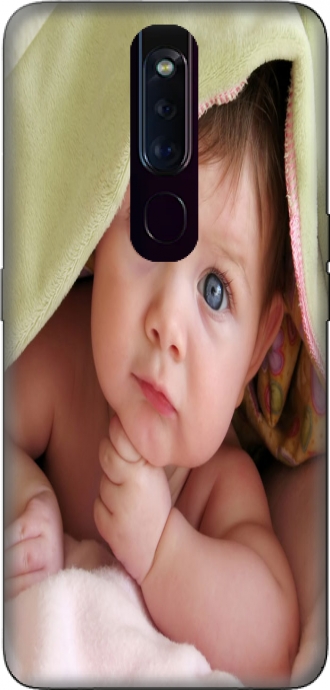 Silicone Oppo F11 Pro com imagens baby