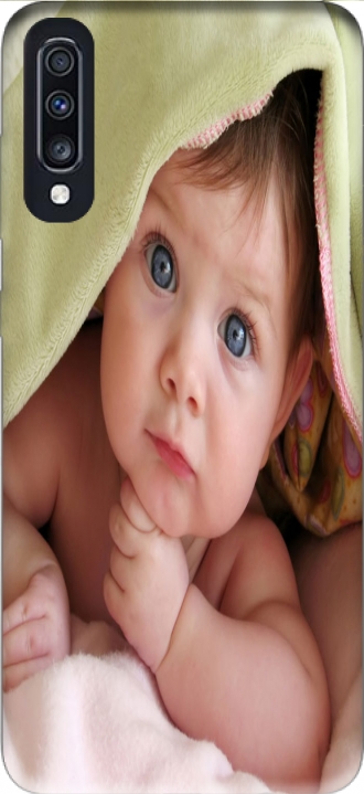 Capa Samsung Galaxy A70 com imagens baby