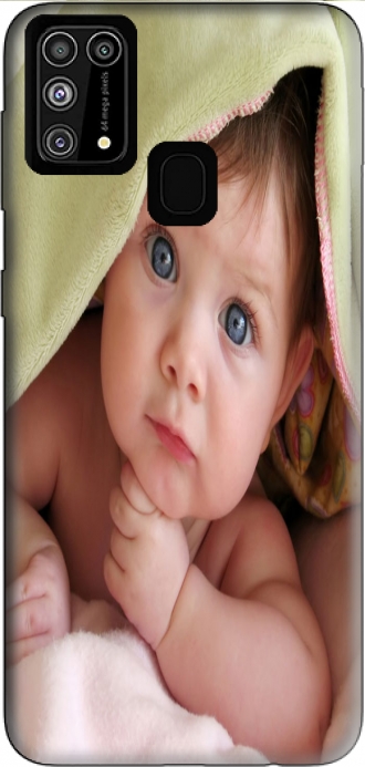 Silicone Samsung Galaxy M31 com imagens baby