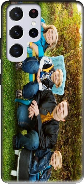 Silicone Samsung Galaxy S21 Ultra com imagens family