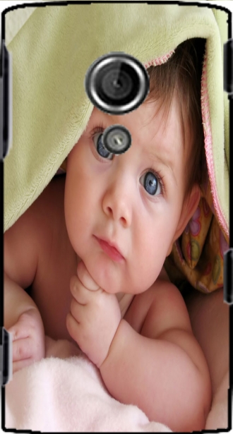 Capa Sony-Ericsson XPERIA X10 com imagens baby