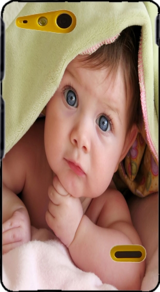 Capa Sony Xperia Go com imagens baby