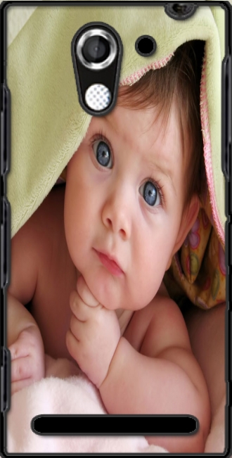 Capa Sony Xperia C3 com imagens baby