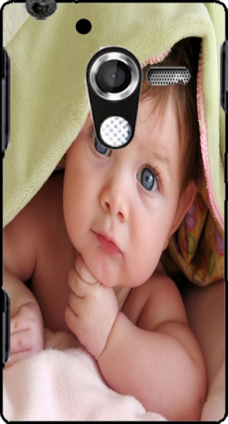 Silicone Sony Xperia ZL com imagens baby