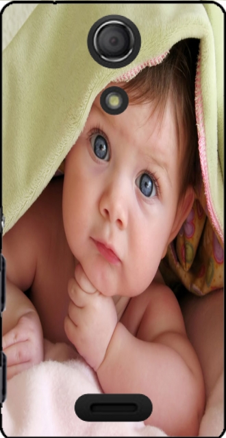 Capa Sony Xperia ZR com imagens baby
