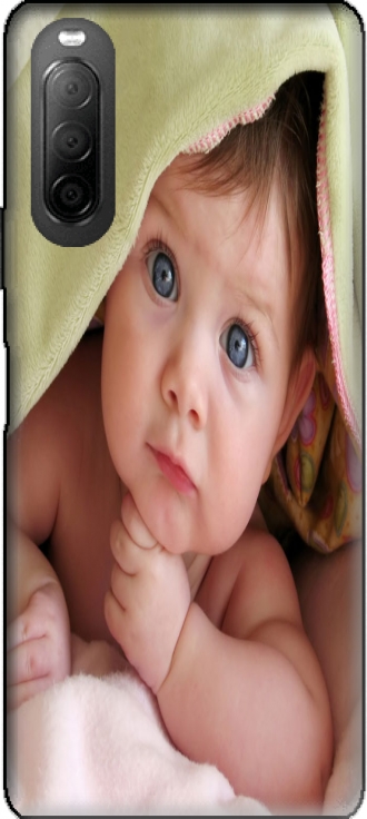Silicone Sony Xperia 10 ii com imagens baby