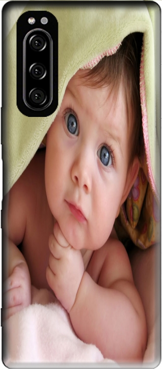 Silicone Sony Xperia 5 com imagens baby